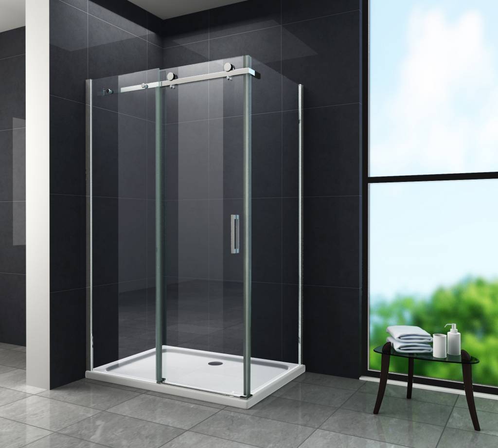 Tera Douchecabine Met Schuifdeur 100X80X195 huismerk kopen in de aanbieding