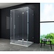 TARNA U-vorm douchecabine met draaideur 120x80x195 cm TARNA U-vorm douchecabine met draaideur 120x80x195 cm
