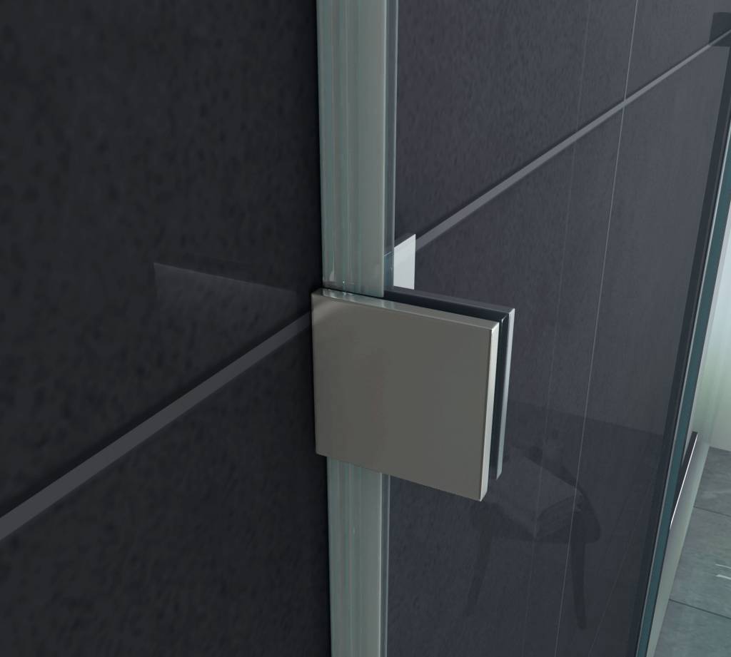 Douchecabine TARNA U-vorm met draaideur 140x90x195 cm