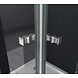 Luxor Douchecabine 100x80x195 cm hoek instap frameloos glas Luxor Douchecabine 100x80x195 cm hoek instap frameloos glas