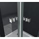 Luxor Douchecabine 120x80x195 cm hoek instap frameloos glas Luxor Douchecabine 120x80x195 cm hoek instap frameloos glas