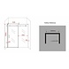 Slide douche schuifdeur nis 105-109x195 cm Slide douche schuifdeur nis 105-109x195 cm