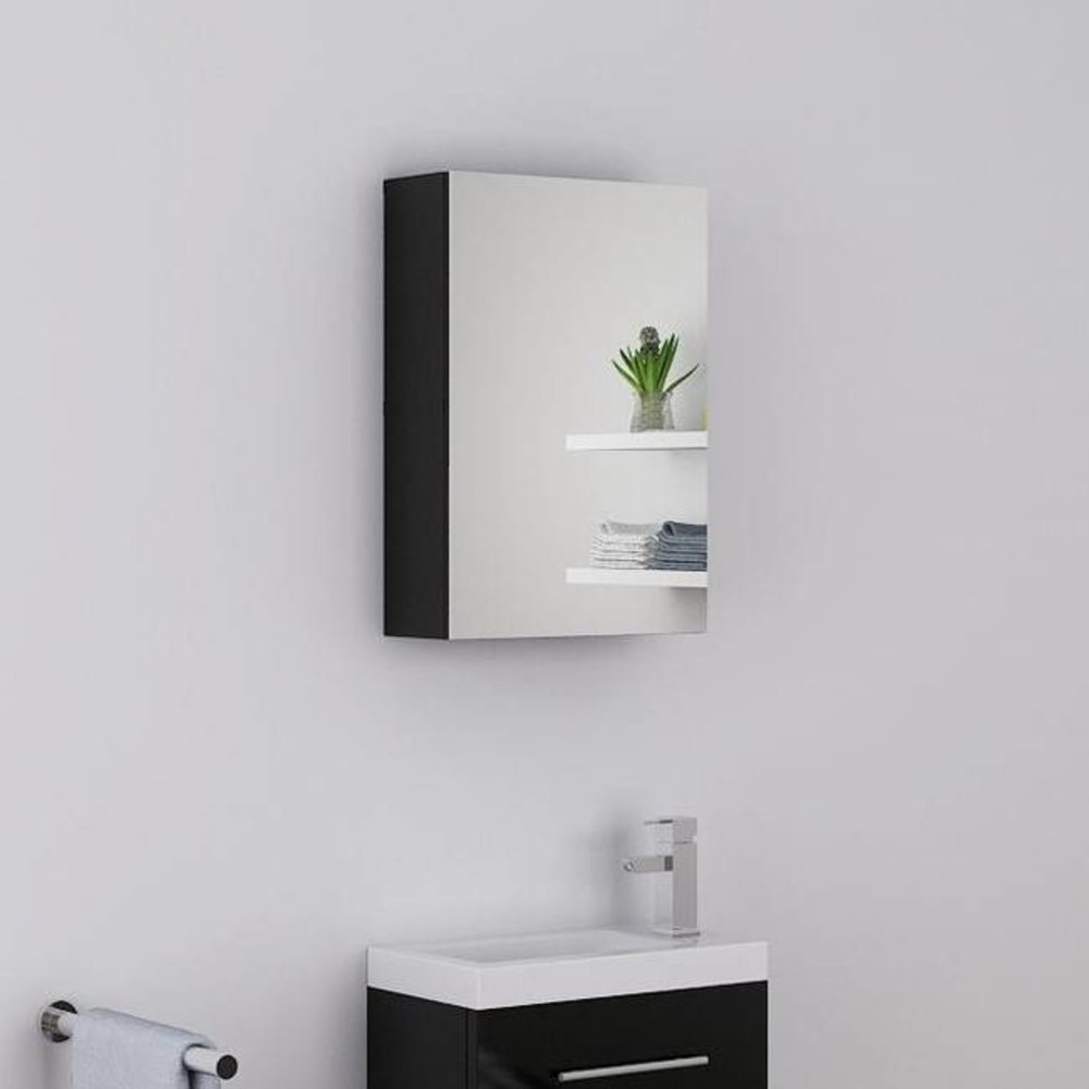 Spiegelkast voor PARTA 40 cm - Zwart -