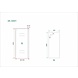 Side zijwand voor Softclose 2.0 schuifdeur 90 cm 8 mm Nano Side zijwand voor Softclose 2.0 schuifdeur 90 cm 8 mm Nano