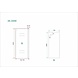 Side zijwand voor Softclose 2.0 schuifdeur 80 cm 8 mm Nano Side zijwand voor Softclose 2.0 schuifdeur 80 cm 8 mm Nano