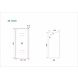 Side zijwand voor Softclose 2.0 schuifdeur 110 cm 8 mm Nano Side zijwand voor Softclose 2.0 schuifdeur 110 cm 8 mm Nano