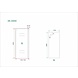 Side zijwand voor Softclose 2.0 schuifdeur 120 cm 8 mm Nano Side zijwand voor Softclose 2.0 schuifdeur 120 cm 8 mm Nano