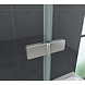 ROUND 75 cm hoek vouwdeur douchewand voor bad helder glas ROUND 75 cm hoek vouwdeur douchewand voor bad helder glas