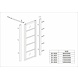 Horizon mat zwarte inloopdouche met zwart raster 120 cm Horizon mat zwarte inloopdouche met zwart raster 120 cm