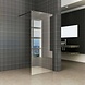 Inloopdouche met mat zwart profiel 120 cm Nano 10 mm safety glass Inloopdouche met mat zwart profiel 120 cm Nano 10 mm safety glass