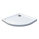 Rheiner douchebak 80x80x5 cm kwartrond wit Rheiner douchebak 80x80x5 cm kwartrond wit