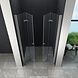 Accor vouwbare douchedeur nisdeur 75x195 cm helder glas Accor vouwbare douchedeur nisdeur 75x195 cm helder glas