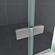 Accor vouwbare douchedeur nisdeur 75x195 cm helder glas Accor vouwbare douchedeur nisdeur 75x195 cm helder glas