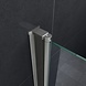 Accor vouwbare douchedeur nisdeur 75x195 cm helder glas Accor vouwbare douchedeur nisdeur 75x195 cm helder glas
