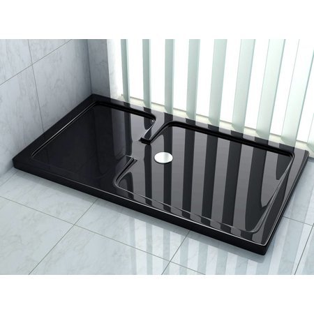 Rheiner Douchebak 120X90X5 Cm Rechthoek Zwart huismerk kopen in de aanbieding