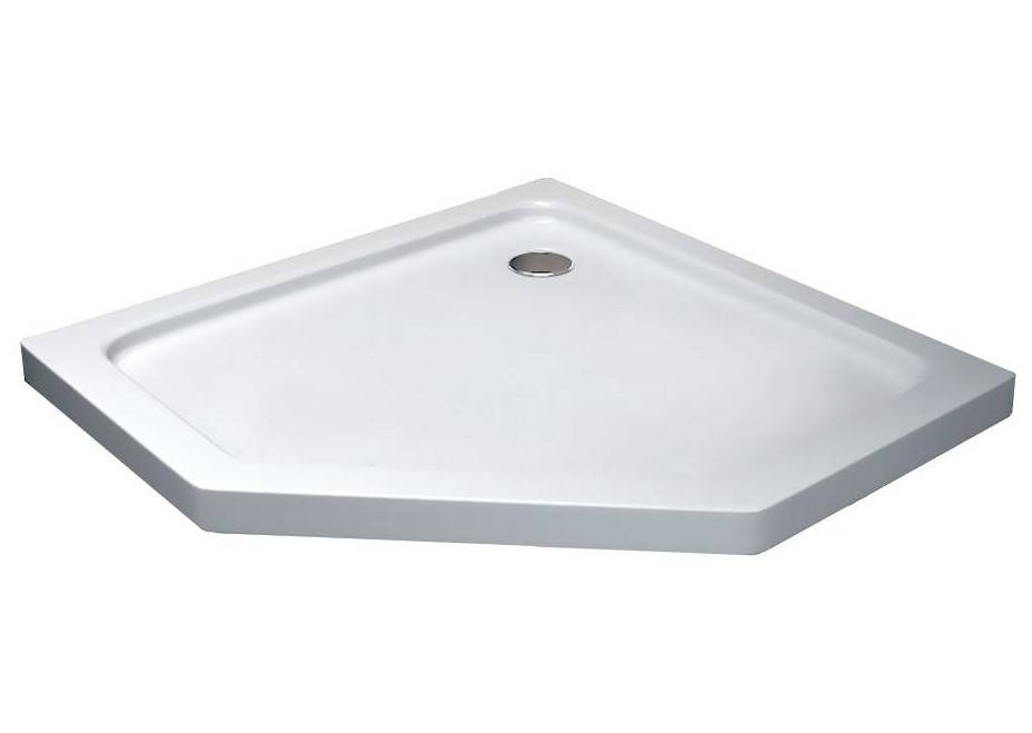Rheiner Douchebak 100X100X5 Cm Vijfhoek Wit huismerk kopen in de aanbieding