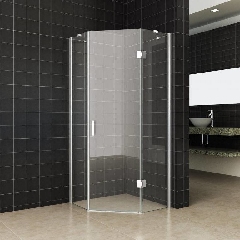Douchecabine 5-hoek 8mm NANO 90x90x200cm