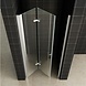 Fold vouwbare douchedeur nisdeur 80x202 cm links 8 mm glas Fold vouwbare douchedeur nisdeur 80x202 cm links 8 mm glas