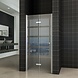 Fold vouwbare douchedeur nisdeur 80x202 cm links 8 mm glas Fold vouwbare douchedeur nisdeur 80x202 cm links 8 mm glas