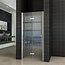 FOLD vouwbare douchedeur nisdeur 90x202 cm links 8 mm glas