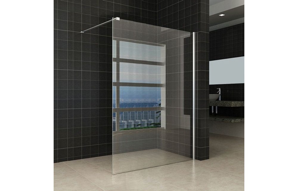 Aqua Inloopdouche 140x200 cm 8 mm helder glas