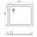 Rheiner douchebak 120x120x5 cm vierkant zwart Rheiner douchebak 120x120x5 cm vierkant zwart