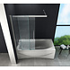 Move Schuifdeur douchewand voor bad 120x150 cm helder glas Move Schuifdeur douchewand voor bad 120x150 cm helder glas