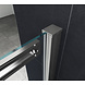 Move Schuifdeur douchewand voor bad 120x150 cm helder glas Move Schuifdeur douchewand voor bad 120x150 cm helder glas