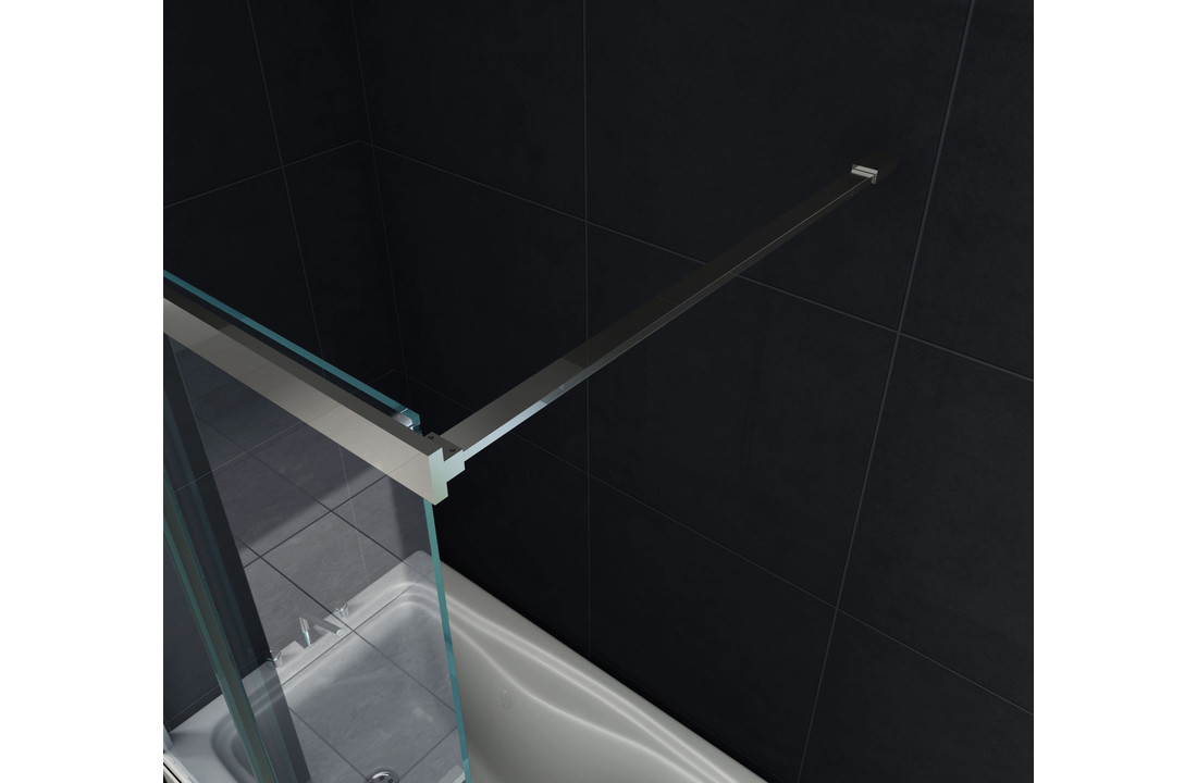 Move Schuifdeur douchewand voor bad 120x150 cm helder glas