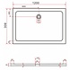 Rheiner douchebak 120x80x5 cm rechthoek zwart Rheiner douchebak 120x80x5 cm rechthoek zwart