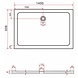 Rheiner douchebak 140x90x5 cm rechthoek zwart Rheiner douchebak 140x90x5 cm rechthoek zwart