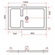 Rheiner douchebak 150x90x5 cm rechthoek zwart Rheiner douchebak 150x90x5 cm rechthoek zwart