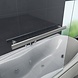 Badscherm 80x140 cm draaibaar glazen douchewand voor bad met handdoekhouder Badscherm 80x140 cm draaibaar glazen douchewand voor bad met handdoekhouder