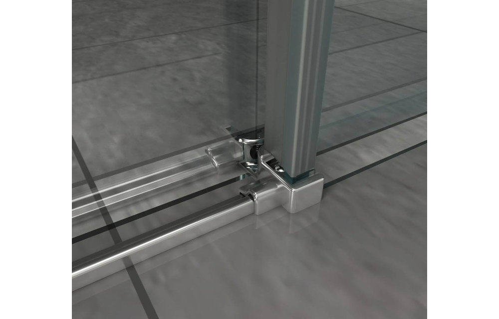 Slide douche schuifdeur nis 100x195 cm 2-delig