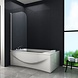 SPA Douchewand voor Bad 80x140 cm helder glas SPA Douchewand voor Bad 80x140 cm helder glas
