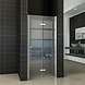 Fold vouwbare douchedeur nisdeur 80x200 cm rechts 8 mm glas Fold vouwbare douchedeur nisdeur 80x200 cm rechts 8 mm glas