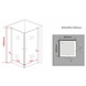 Stalis-MG Douchecabine hoekinstap 90x90x190 cm met matglas Stalis-MG Douchecabine hoekinstap 90x90x190 cm met matglas