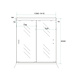 Dubbele nis schuifdeuren 140x200 cm Dubbele nis schuifdeuren 140x200 cm