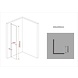 Aqua Inloopdouche 40x200 cm 10 mm helder glas Aqua Inloopdouche 40x200 cm 10 mm helder glas