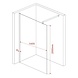Inloopdouche Aqua 150 x 200 cm 10 mm veiligheidsglas Inloopdouche Aqua 150 x 200 cm 10 mm veiligheidsglas
