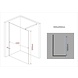 Inloopdouche Aqua 160 x 200 cm 10 mm veiligheidsglas Inloopdouche Aqua 160 x 200 cm 10 mm veiligheidsglas