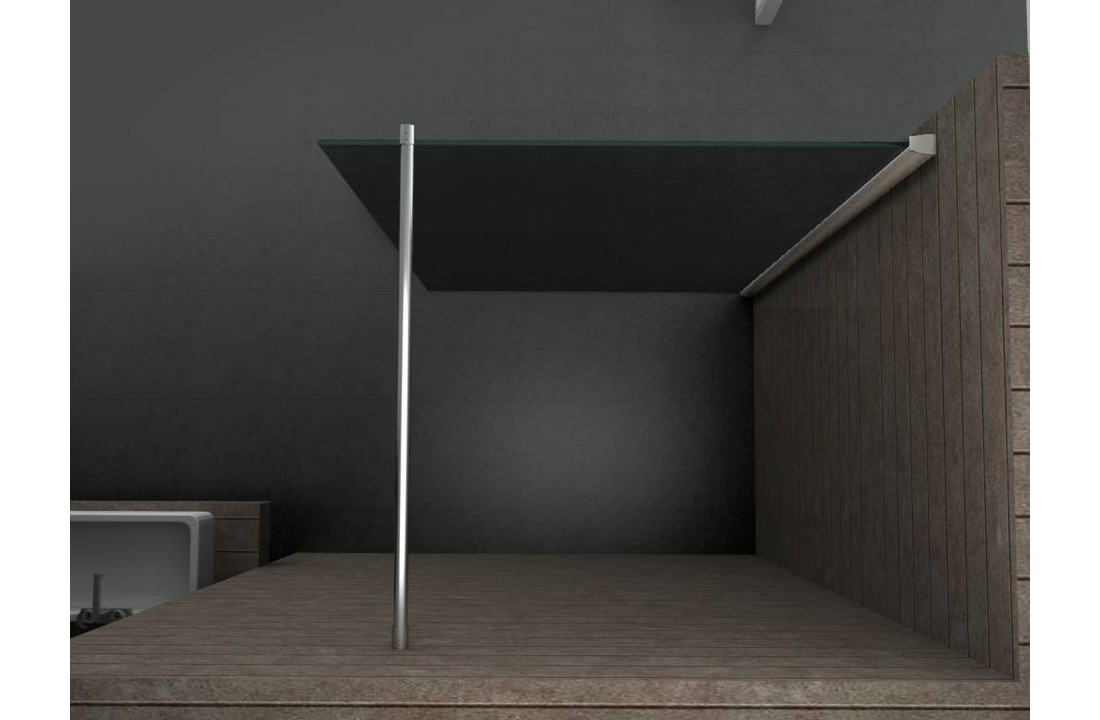 Inloopdouche Aqua -Dark 160 x 200 cm 10 mm veiligheidsglas