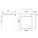 Spiegel met led verlichting 60x80 Spiegel met led verlichting 60x80