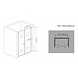 Swing Douchedeur Pendeldeur 75x180 cm Helder Glas Swing Douchedeur Pendeldeur 75x180 cm Helder Glas