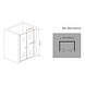 Swing Douchedeur Pendeldeur 80x180 cm Helder Glas Swing Douchedeur Pendeldeur 80x180 cm Helder Glas