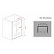 Swing Douchedeur Pendeldeur 95x180 cm Helder Glas Swing Douchedeur Pendeldeur 95x180 cm Helder Glas