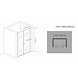 Swing Douchedeur Pendeldeur 100x180 cm Helder Glas Swing Douchedeur Pendeldeur 100x180 cm Helder Glas