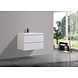 STILO Badmeubel greeploos 100 cm hoogglans wit met softclose STILO Badmeubel greeploos 100 cm hoogglans wit met softclose