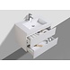 STILO Badmeubel greeploos 80 cm hoogglans wit met softclose STILO Badmeubel greeploos 80 cm hoogglans wit met softclose