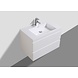 STILO Badmeubel greeploos 80 cm hoogglans wit met softclose STILO Badmeubel greeploos 80 cm hoogglans wit met softclose